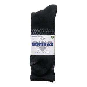 Bombas NIP Men's Women's Ultimate Comfort Calf Socks Black Gray Extra Large